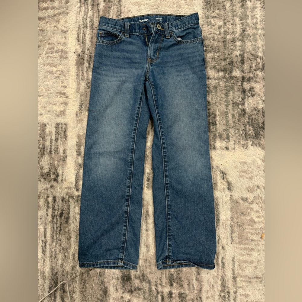 Boys Old Navy blue straight leg jeans Size 8